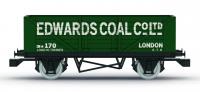 R60269 Hornby Railroad Plank Wagon - Edwards Coal London - Era 3